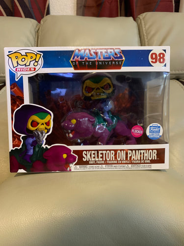 Funko Pop! LE Skeletor on Panthor Flocked